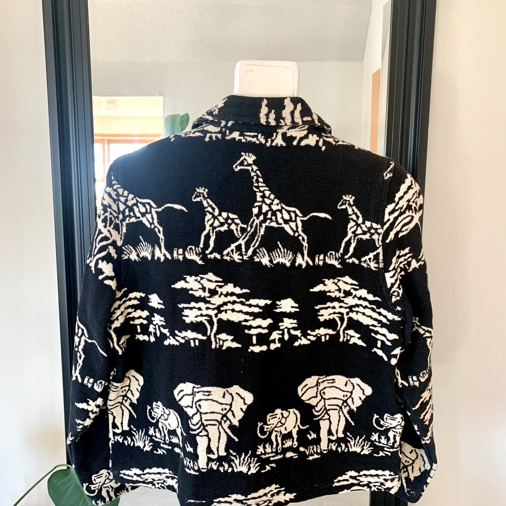 Safari Giraffe & Elephant Jacket - Picture 3 of 4